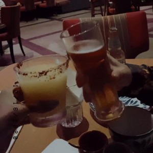 michelada y cerveza