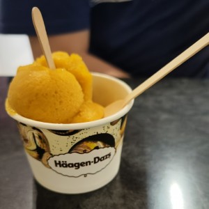 Helado Sorbeto Mango