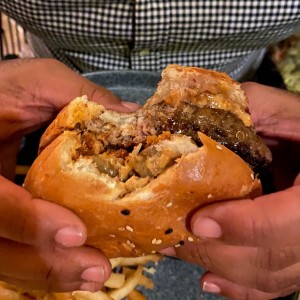 black angus primitivo burger