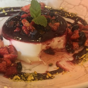 Panna Cotta in Fruto Rosso