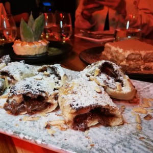 Postres - Rollitos de Nutella