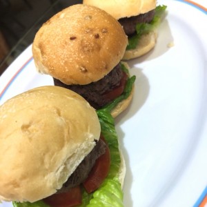 Mini hamburguesas de carne