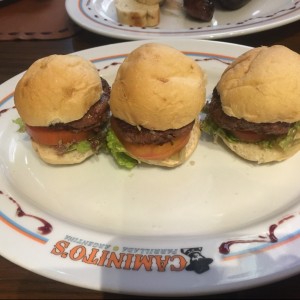 Mini hamburguesas de carne