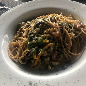 pasta integral primavera al oleo 