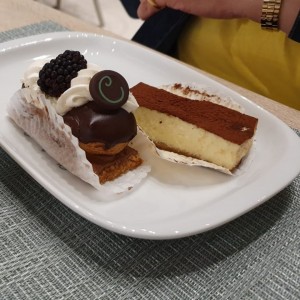 eclair y tiramisu