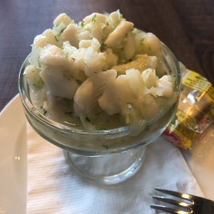 ceviche de corvina