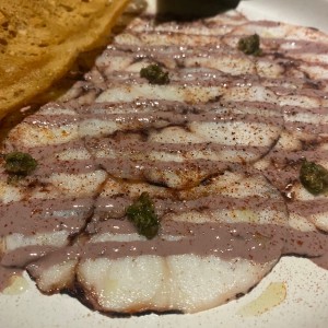 Carpaccio de pulpo 