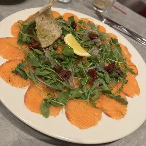 Carpaccio di Salmone Affumicato