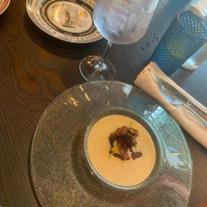 crema de manchego y chistorra