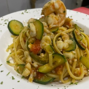 Linguine con Gamberone