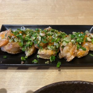 Spicy Fried Ebi! Perfecto!!! 