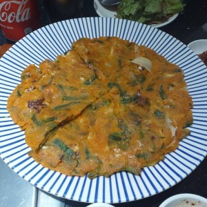 Kimchi Hameul Pajeon