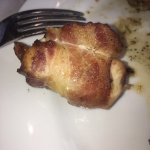 pollo con bacon