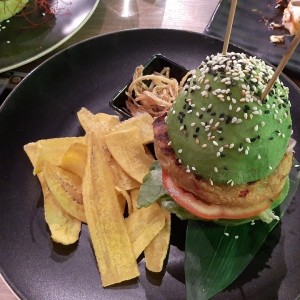 avocado veggie burger