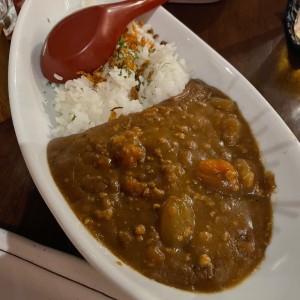 Curry de carne molida