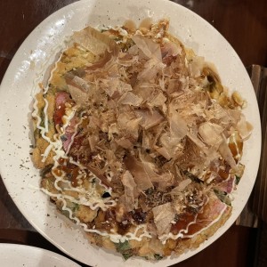 Okonomiyaki de bacon 