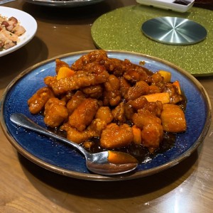 Sweet & Sour Pork. Un tradicional de la comida china, que nunca puede faltar. 