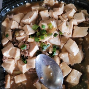 Vegetales - Mapo Tofu carne molida 