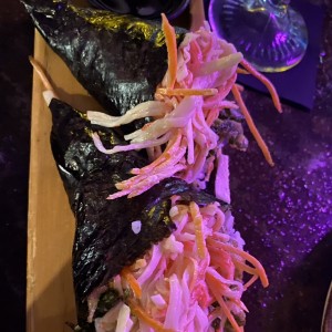 Entradas - Crispy Kani Temaki