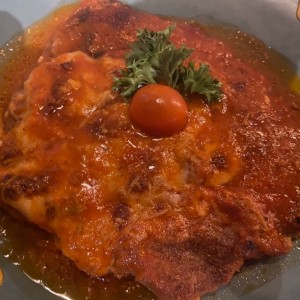 Filete de res Milanesa a la Parmesana 