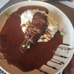 short ribs con rissotto