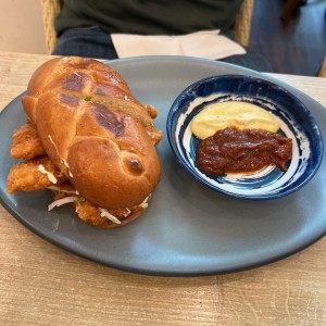 Pan Brioche - Schnitzel pollo apanado