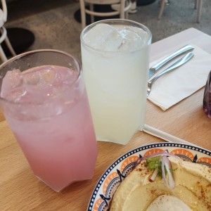 limonada rosa y limonada 