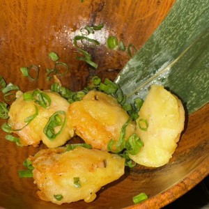 Tempura de camarones