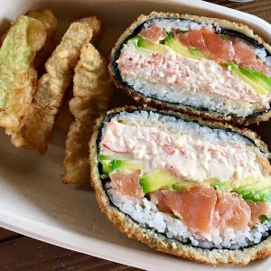 Platos Principales - Rice Sushi Burger