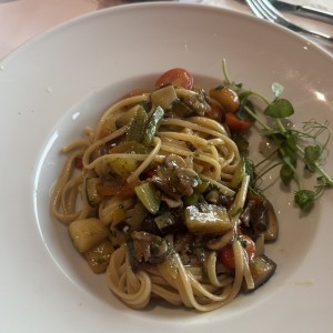 Spaguetti con fruto di mare