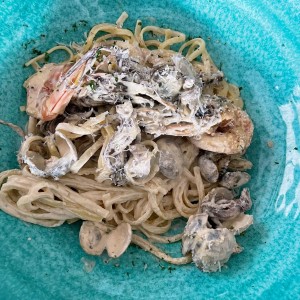 Pasta - Spaghetti alla Carbonara frutto di mare 