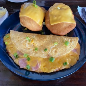Omelette y hojaldras 