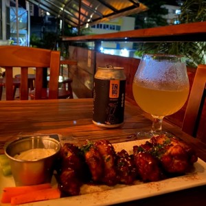 wings bbq con Hop mimosa