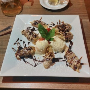 Postres - Banana Tempura