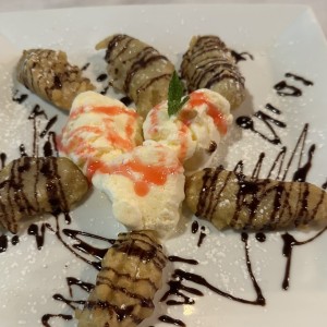 Postres - Banana Tempura