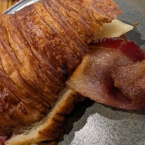 croasant de bacon