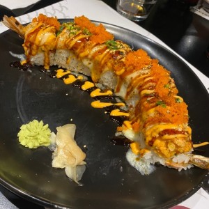 Spicy Salmon Dragon Roll
