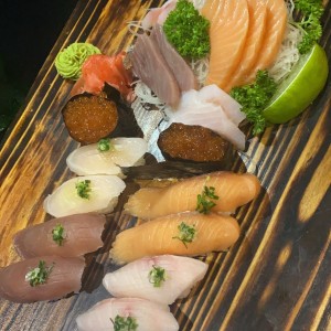 nigiri y sashimi