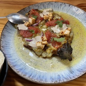 Tartar de berenjena