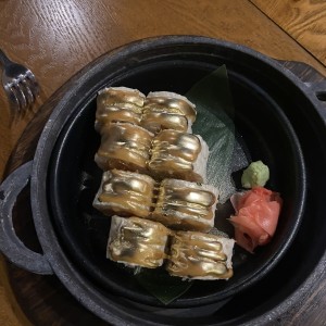 sushi golden salmon