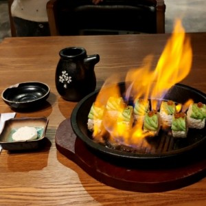 Burning Flame Salmon