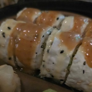 Rolls - Golden Flame Salmon