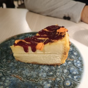 Tarta de queso vasca