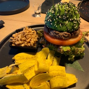 Hanburguesa de avocado