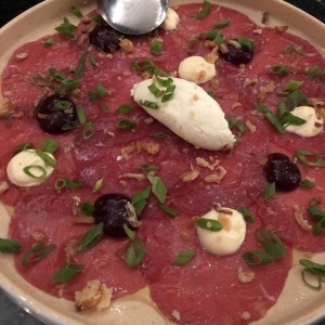 carpaccio de beef