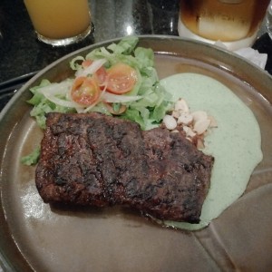 Skirt Steak en salsa de cilantro