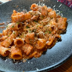 rigatoni a la mariscada 