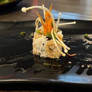 Sushi con hongos 