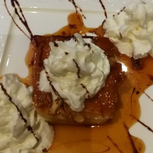 Flan de la casa