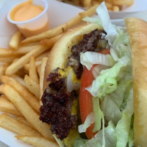 Fat lady burger